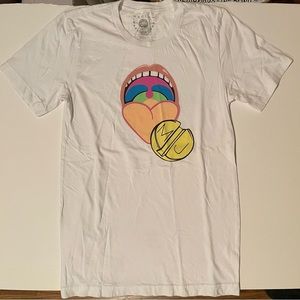 Marc Jacobs - Pill Mouth Design T-Shirt Used Worn Women's Medium